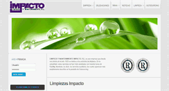 Desktop Screenshot of limpiezasimpacto.com